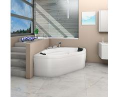 Whirlpool Pool Badewanne Eckwanne Wanne A1420N-ALL 140x140cm Reinigungsfunktion, Selfclean:aktive Schlauch-Reinigung +90.-EUR, Sonderfunktion1:mit Radio+Farblicht +50.-EUR