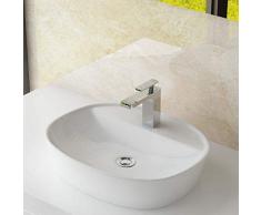 Waschbecken24 DESIGN KERAMIK AUFSATZWASCHBECKEN WASCHSCHALE HANDWASCHBECKEN GÄSTE WC TOP A298