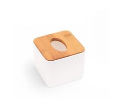 Jingyuu Kosmetiktücher-Spender, rechteckig, für Wohnung, Badezimmer, Schlafzimmer, Wohnzimmer, Küche, Kunststoff, Style-3, 11 * 11 * 8.5cm