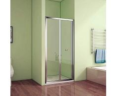 Duschtür Nischentür Duschabtrennung 70X185cm Falttür faltwand Verchromt