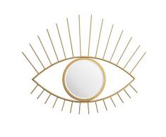 ZEQUAN Badezimmerspiegel, Wand-Kosmetikspiegel, Flur Nach Hause, Rasierspiegel 37 X 46 cm (Size : Gold)