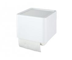 Haceka 1137993 Papierspender mit Deckel, Kunststoff Duroplast, WeiÃ