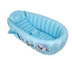 CTO Faltende Badewanne Nsulation Babybadewanne (0-3 Jahre) Badewanne, Faltbare Badewanne, Dicke Komfortbadewanne, Kunststoffmaterial Geeignet Für Badezimmer Schlafzimmer Pool Garten,B,Badewanne