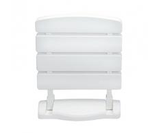 Teckmedi Duschklappsitz Deluxe Sicherheitssitz Wandstuhl Klappstuhl Duschhilfe Sitzhilfe zur Wandmontage