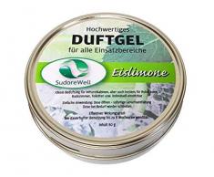 SudoreWell Duftgel Eislimone für Sauna, Infrarotkabine und Badezimmer, 80g Dose