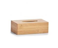 Zeller 25305 Kosmetiktücher-Box, Bamboo, L 27.5 x B 15.5 x H 8.5 cm