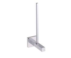 Wenko 17975100 Power-Loc Toilettenpapier-Ersatzrollenhalter San Remo - Befestigen ohne bohren, Messing, 5 x 23.5 x 11 cm, chrom