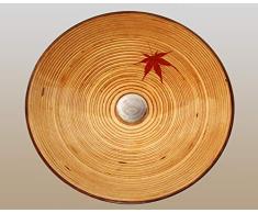Holzwaschbecken VELA LOW mit einlackiertem Blatt incl. Ablaufgarnitur mit graviertem Stopfen