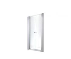 Glaszentrum Hagen - 6 mm | 105x195cm Nischen- | Pendeltür | Duchtür | Nischentür | Duschwand | Dusche | Nischendusche | ESG-Klarglas