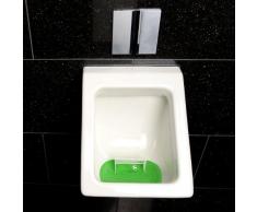 PEARL Urinalsieb: Lustiges Fußball-Urinal-Sieb, 18,5 x 19,5 cm, universell passend (Urinal Torwand)