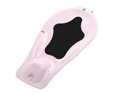 Rotho Babydesign Badewanneneinsatz, Mit Antirutschtmatte, 0-6 Monate, TOP/TOP Xtra, Tender Rosé Pearl (Rosa), 205030208
