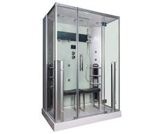 Infrarot-DampfduscheThassos, Dampfbad, Wärmekabine, Dampfdusche, Infrarotsauna, Infrarotwärmekabine