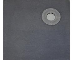 barrierefreies befliesbares Duschelement 900 x 900 x 40 mm, Punktablauf dezentral