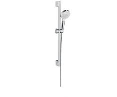 hansgrohe Crometta Brauseset 0,65m, 2 Strahlarten, weiß/chrom