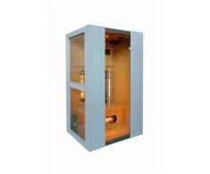 Levi 2 Plus Fullspektrum 2 Personen Sauna Infrarotkabine & Infrarotsauna / 2000 Watt/Infrarot Wärmekabine und viele Extras (Strahler IR-A, IR-B und IR-C) FULL SPEKTRUM