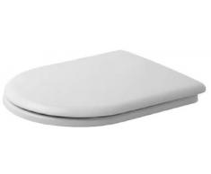 Duravit WC Sitz ohne SoftClose Scharniere edelstahl, weiß 66910000