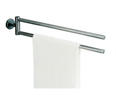 Tiger Boston Handtuchhalter 2-armig, schwenkbar, Edelstahl gebürstet