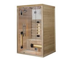 Infrarotkabine Bahama-S , Hemlock Holz, Wärmekabine, Sauna, Infrarotsauna, Infrarotwärmekabine