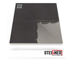 Duschelement MINERAL BASIC 1.Pos Duschboard befliesbar 80x110 cm DEZENTRALER Punkt Ablauf SENKRECHT - EPS Bodenelement ebenerdig barrierefreie Duschwanne bodengleich