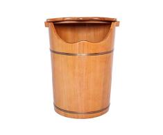 Fußwanne Hoch Fußwanne Fußbadeimer Anzug (50cm Hoch) Fußbad Haushalt Holzwaschbecken Erwachsener Fußbecher Pediküreimer Fußpflege Pediküre