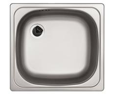 Rieber Einbaubecken E 43 Edelstahl Küchenspüle MADE IN GERMANY 425x395x150mm 1 Becken ohne Abtropffläche Spülbecken glatt langlebig und rostfrei