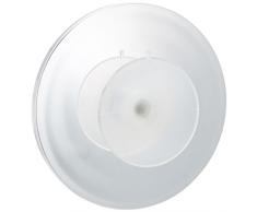 WENKO 16879100 Kosmetik-Wandspiegel Pistoia - 5-fache Vergrößerung, mit Saugnapfhalterung, Spiegelfläche ø 12.5cm, Kunststoff, 3.5 cm, Chrom