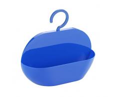 Wenko Duschcaddy Cocktail Blau Aufbewahrungskorb, Polystyrol, 9 x 26 x 23 cm