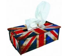 Taschentuchspender Union Jack Großbritannien Kosmetiktücher Box Tissue Werkhaus