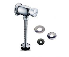 Urinal Druckspüler Pissoir Chrome Aufputz Armatur Spüler selbstschließend LZ-FLS-150