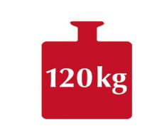 WENKO 17929100 Duschhocker Secura Weiß - Wannenhocker, 120 kg Tragkraft, Kunststoff, 50 x 32 x 26 cm, Weiß