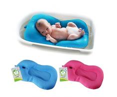 belupai Baby Bad Pad Neugeborenen Baby Faltbare Baby Badewanne Pad Stuhl Regal Neugeborenen Badewanne Sitz Infant Unterstützung Kissen Mat(Blau)