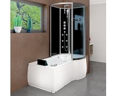 AcquaVapore DTP8050-A306L Whirlpool Wanne Duschtempel Dusche Duschkabine 170x98, EasyClean Versiegelung der Scheiben:2K Scheiben Versiegelung +79.-EUR