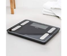 Beurer BF 400 black Diagnosewaage Signature Line, präzise Körperanalyse für bis zu 10 Personen, mit extra großem Invers-LCD-Display, Tragkraft bis 200 kg