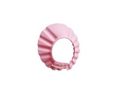BESTOMZ Baby Shampoo Schutz, einstellbare Bad Schutz Duschhaube für Baby Kinder (Rosa)