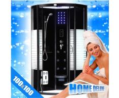 Black Pearl 100 x 100 ohne Dampf - Duschtempel, Duschkabine, Dusche - deutschlandweit kostenloser Versand