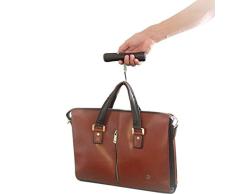 Personenwaage mit LCD-Hintergrundbeleuchtung, 40 kg, tragbar, für Gepäck, Koffer, Tasche