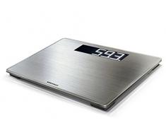 Soehnle Style Sense Safe 300 Personen Digitalwaage mit extragroßer LCD-Anzeige, Waage mit Anti-Fingerprint-Beschichtung, flache Personenwaage