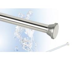 ALU DUSCHVORHANGSTANGE 50 - 90 cm SILBER GLÄNZEND DUSCHSTANGE KLEMMSTANGE ** EXTRA KURZ ** JETZT GANZ NEU ** SPRING SHOWER ROD!