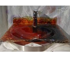 Handgefertigtes Glaswaschbecken