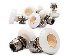 Duschtürrollen 16mm Duschkabine Rollen Ersatzteile Duschkabinen Rollen 16mm Duschtür Rollen Duschkabine Schiebetür Rollen B 16 8stk