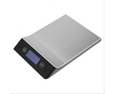 Home Genaue Waage Digitale Küche Waage, Premium-Edelstahl-Kochwaage, stilvolle Ultra Slim Design-Waage, Teeback-WaageLCD-Display, kompakte Lagerung, einfache Reinigung, 15 kg