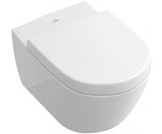 Villeroy & Boch 9M686101 WC-Sitz Subway 2.0 Scharnier aus Edelstahl, weiß