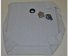 barrirefreies befliesbares Duschelement 1.000 x 1.000 x 22 mm incl. werkseitig montierter Flächenabdichtung, Punktablauf dezentral