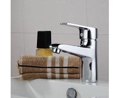 A336 Kupfer Qualitätsplattierung Becken Wasserhahn/Einloch Doppelwaschtisch Mischventil/Einzelgriff Doppelregulierung Becken Schnellöffnungsventil