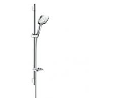 hansgrohe Raindance Select E 150 Brauseset 0,90m, 3 Strahlarten mit Seifenablage, Chrom