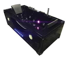 WHIRLPOOL BADEWANNE Modell Hypnotic 180 X 90 cm CHROMOTERAPY NEU SPA wanne Full Düsen