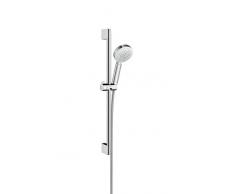 Hansgrohe Brausenset Crometta 100 Vario/Unica 650mm weiss/chrom, 26651400