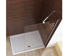 Walk in Dusche Duschabtrennung Duschwand Seitenwand Duschtrennwand 70 x 195 cm