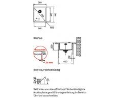 Franke Box BXX 210/110-34 Edelstahl-Spüle glatt Küchenspüle Einbaubecken Auflage
