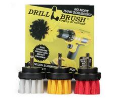 Teppichreiniger - 2-Zoll-Runde Spin-Bürsten-Multi-Purpose - Bad-Accessoires - Scrub - Duschvorhang - Badvorleger - Kinderbadewanne - LKW, Auto, Motorrad - Rad-Bürste - Vogel-Bad - Gartenfiguren